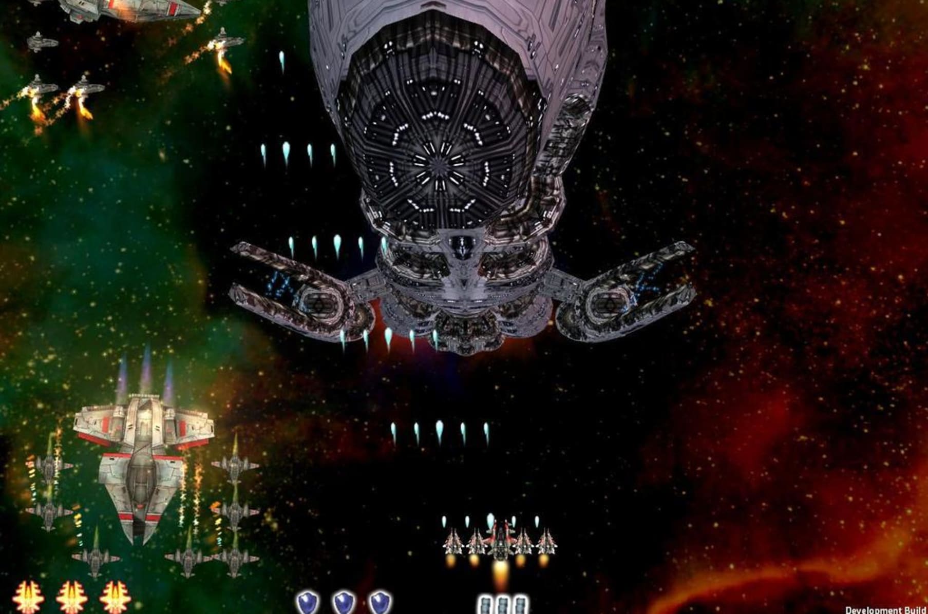 Spaceship retro game top