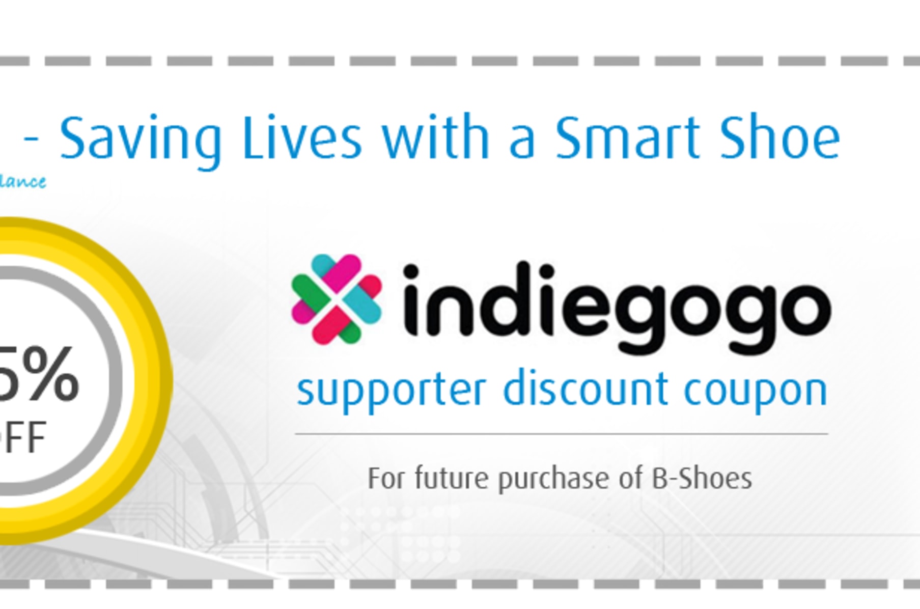 B-Shoe - The smart shoe that can save grandpa from falling | Indiegogo