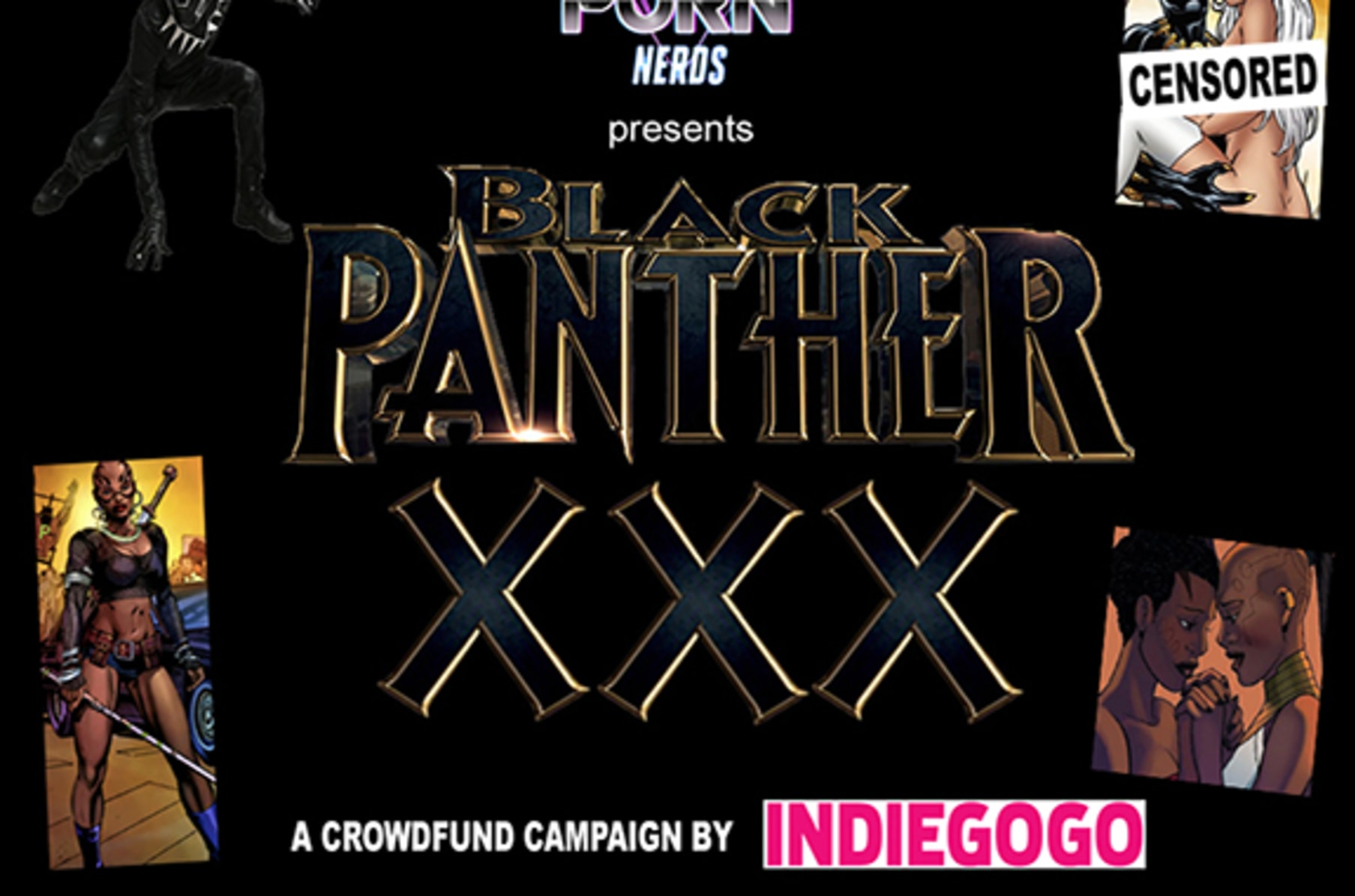 Black Porn Parody - BLACK PANTHER XXX: An Adult Superhero Parody | Indiegogo