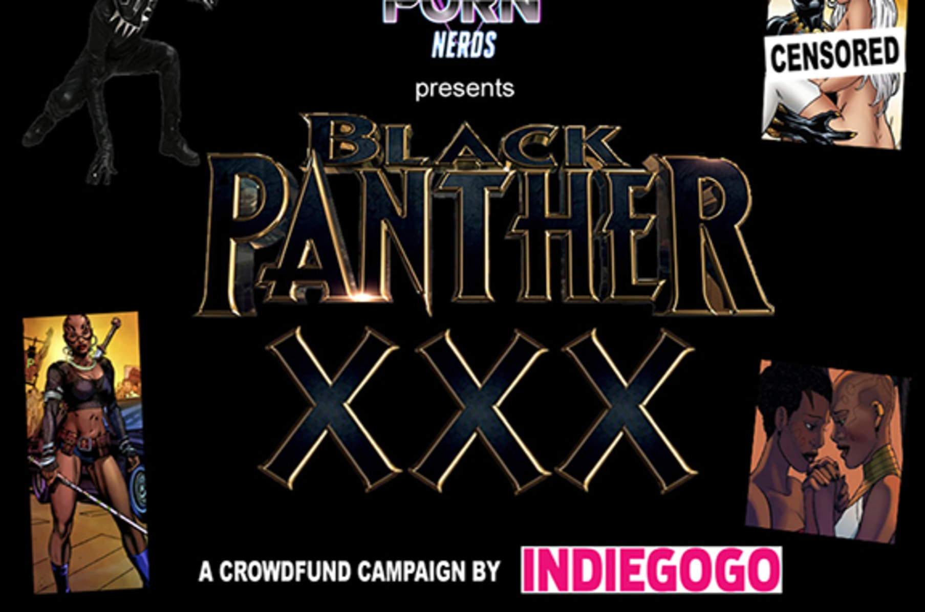 Black Oanther Sex Oarady - BLACK PANTHER XXX: An Adult Superhero Parody | Indiegogo