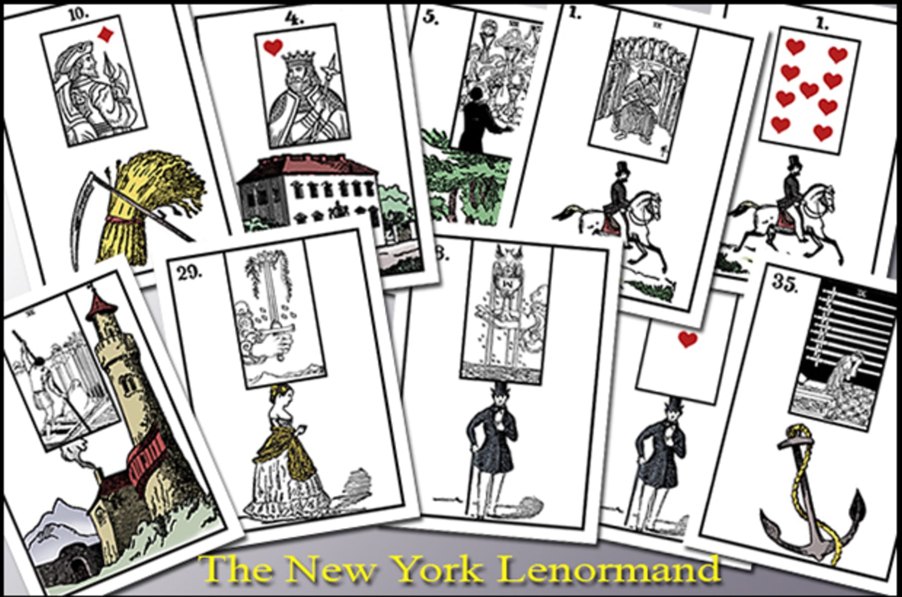 Lenormand. Fortune Telling Cards. According to the Method of Mademoiselle  Lenormand – Tarotworld