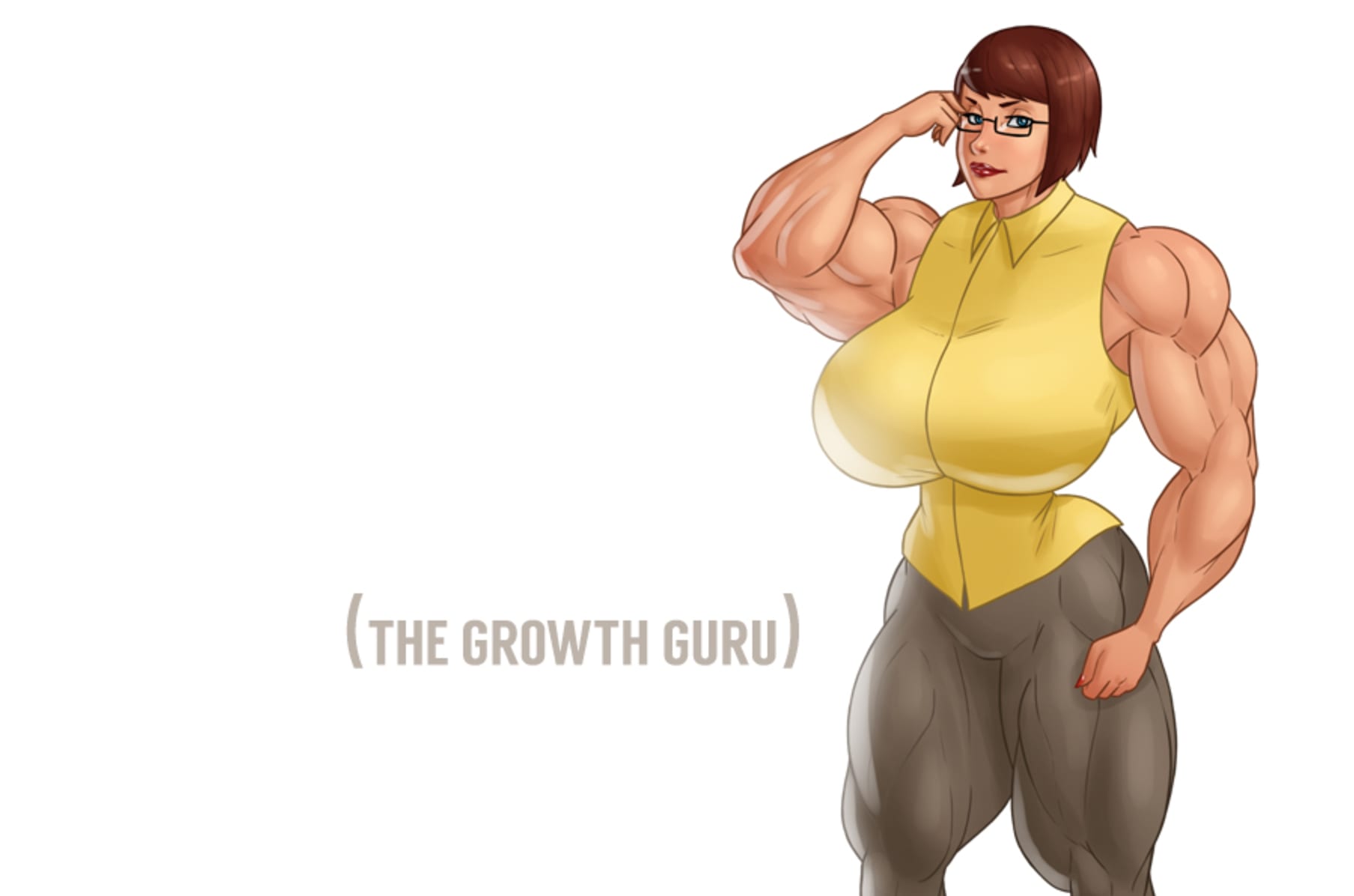 Female muscle growth game