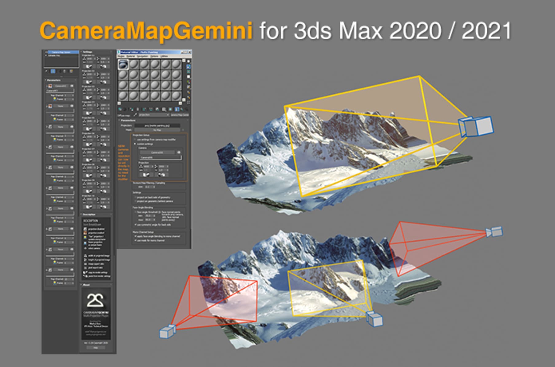 Gnomon Camera Projection Mapping Maya.