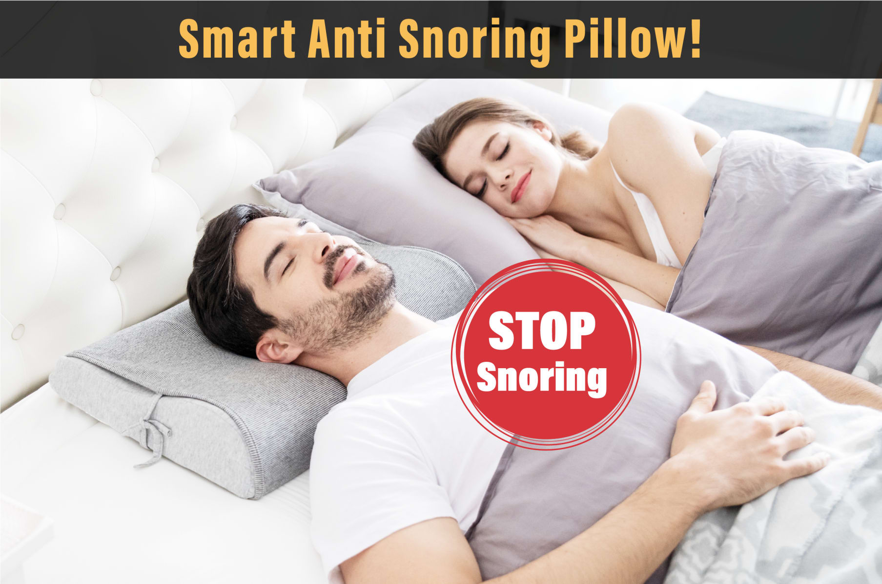 Sleep pillow for best sale snoring