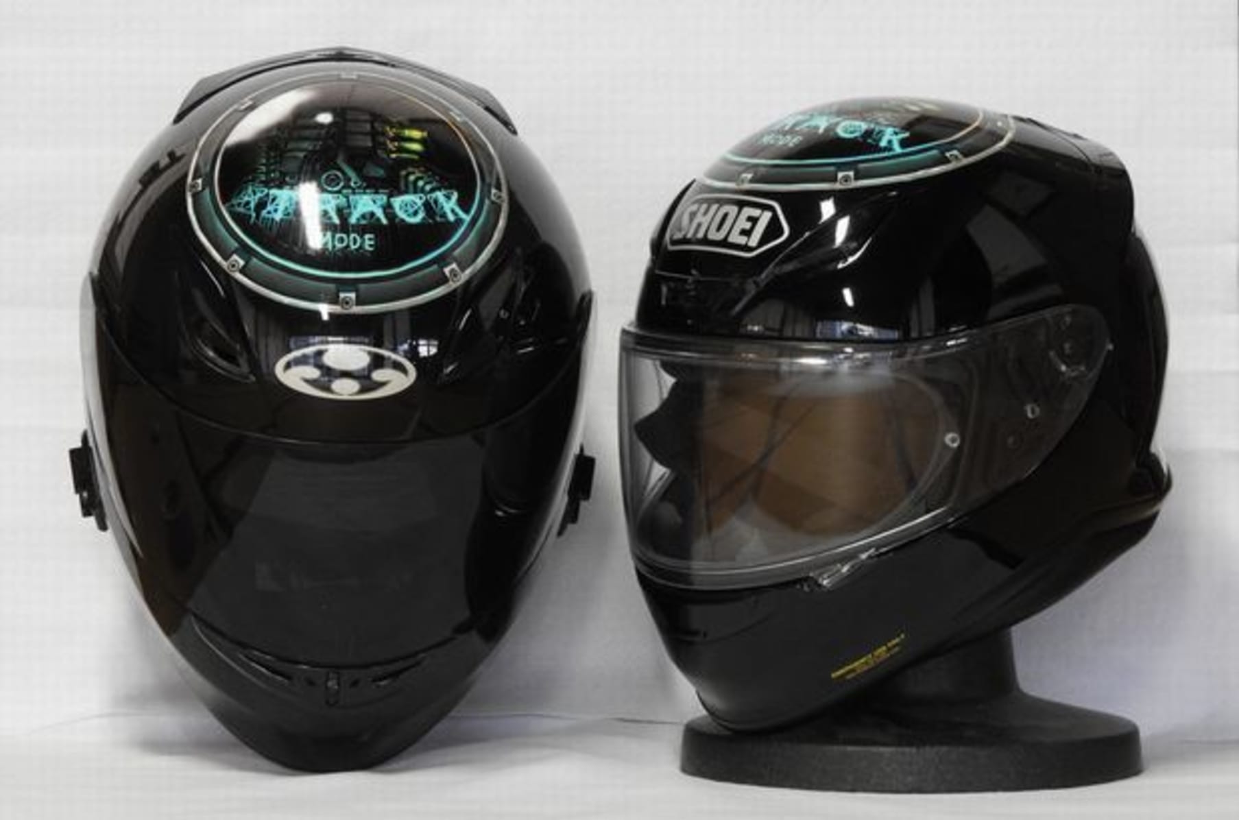 Kyt Helmet Visor Decals | helmet