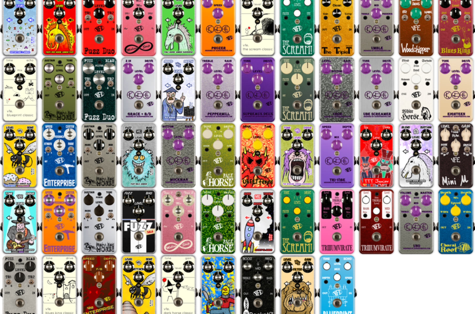 Help VFE Pedals launch a new, interactive custom shop service