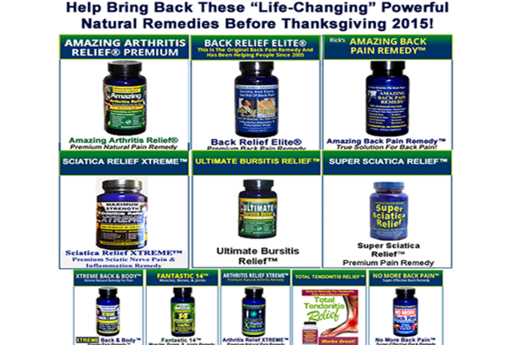 Bring Back Life Changing Natural Pain Remedies Indiegogo