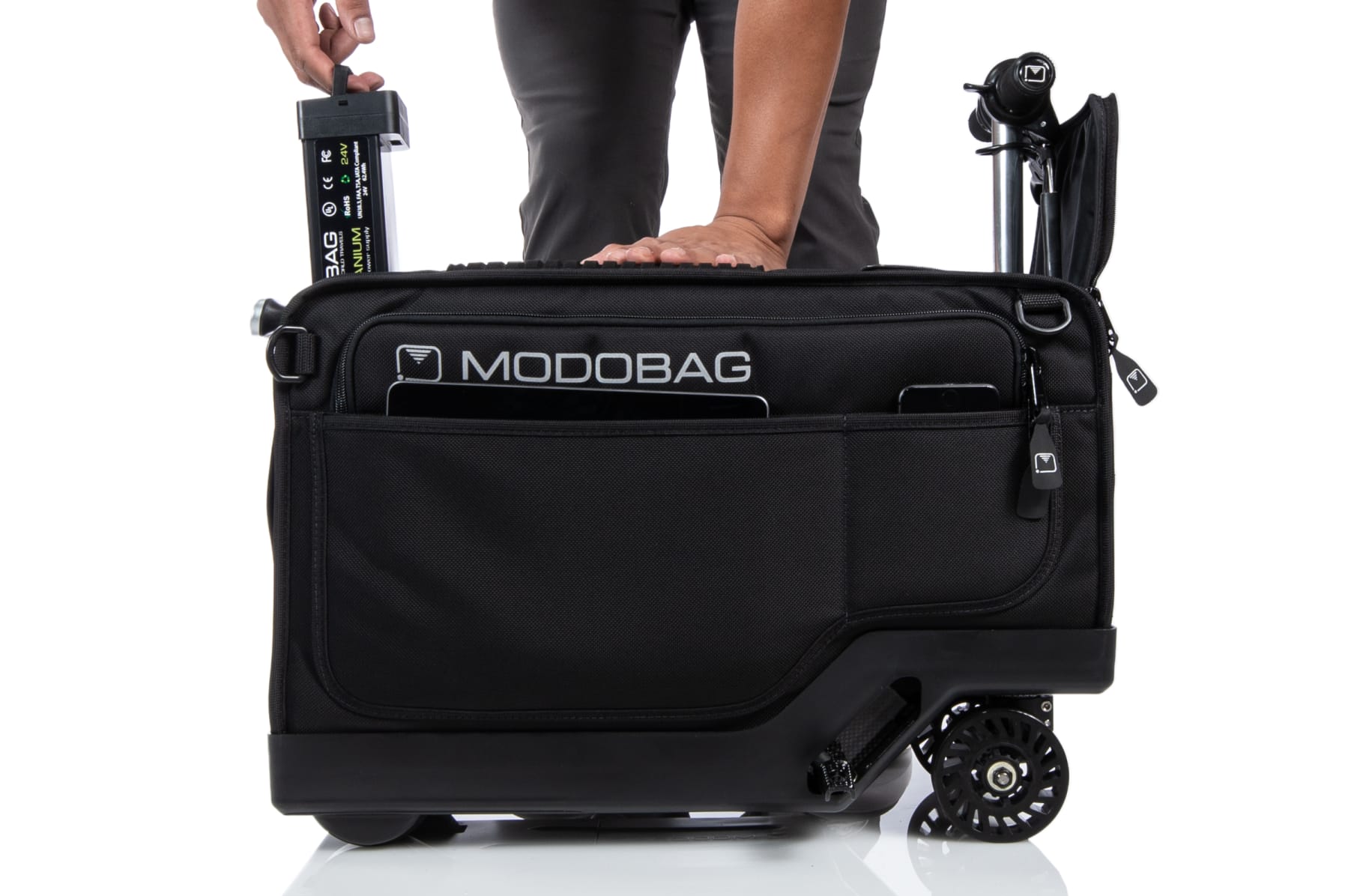 Modobag® - The World's ONLY Motorized, Smart, Connected Carry-on Luggage!