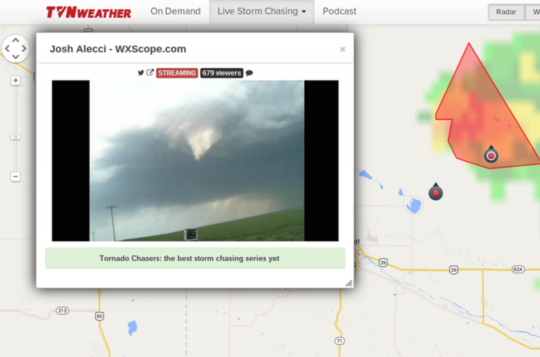 TVNweather Live Storm Chasing 2015 | Indiegogo