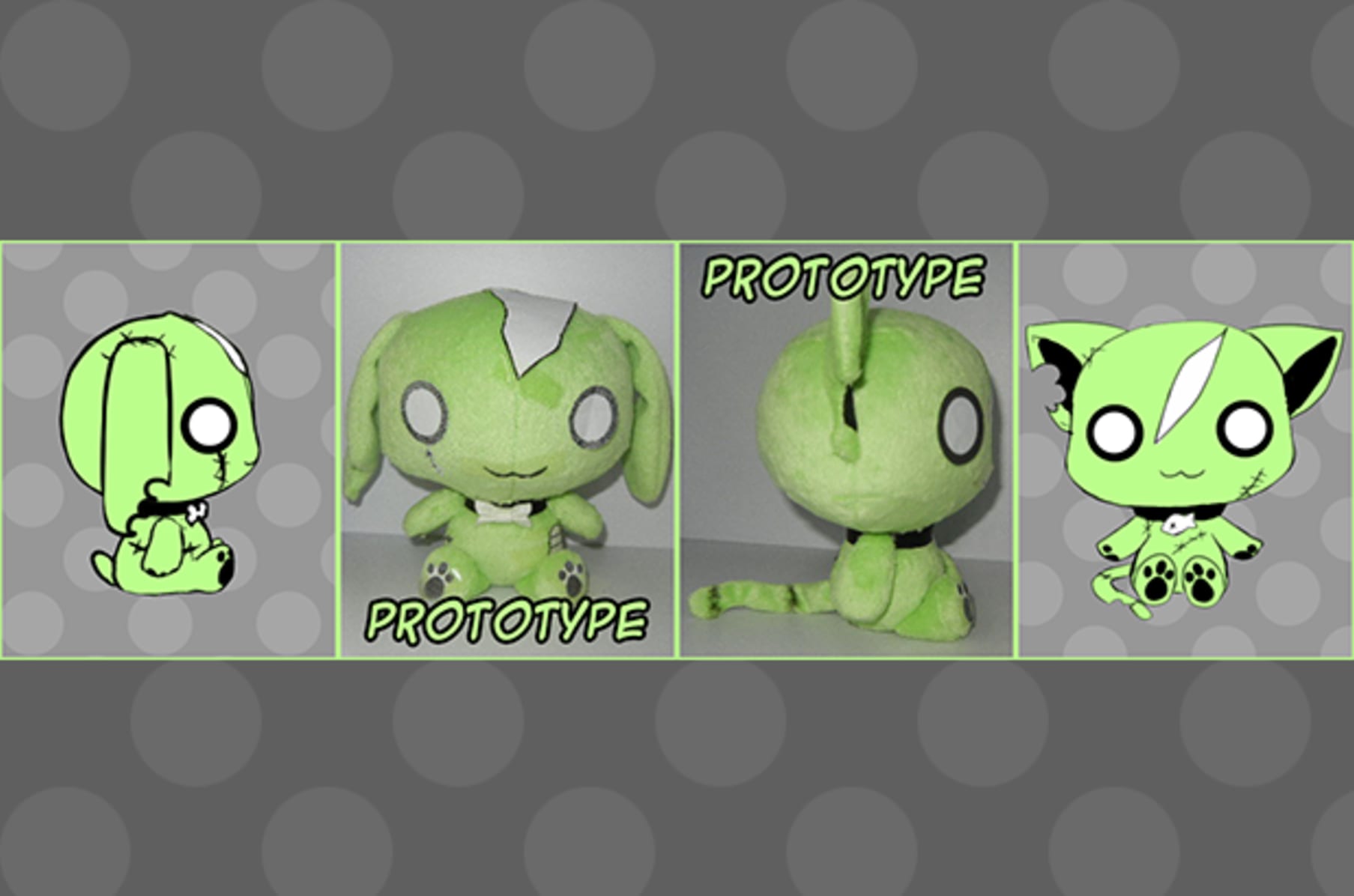 Zombie cat plush sale