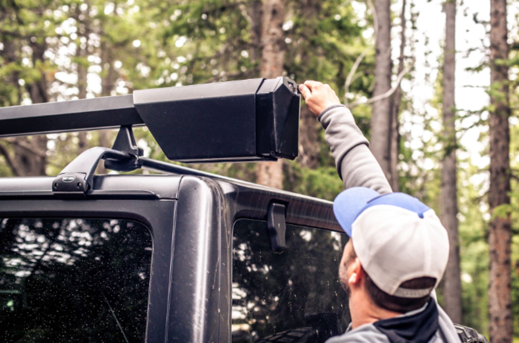 Car top fishing rod carrier on sale