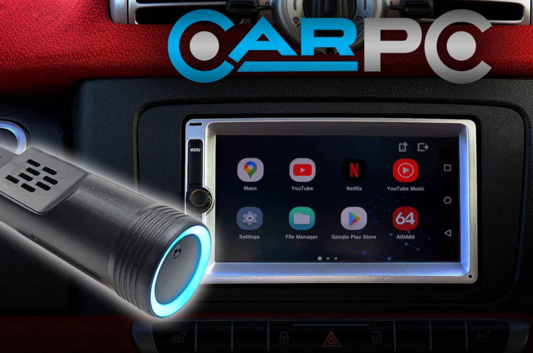 CarDroid Dongle for Android Auto raises over $170,000, UI Video