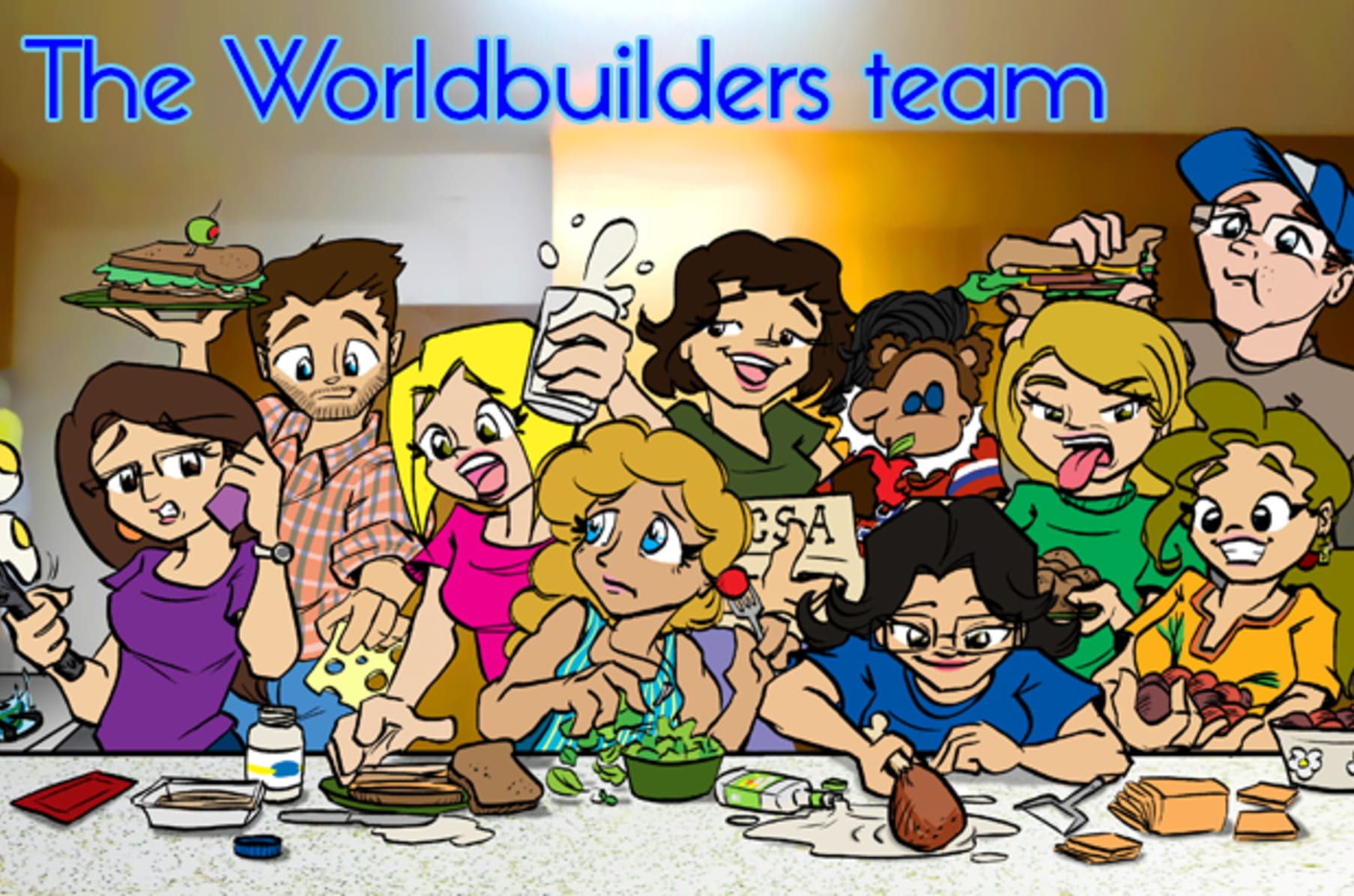 Auri and Kvothe: Illustration for Worldbuilders