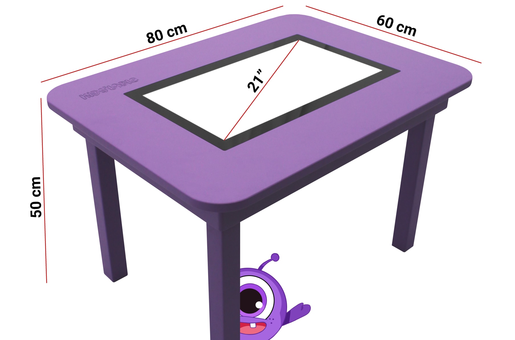 Purple kids table best sale