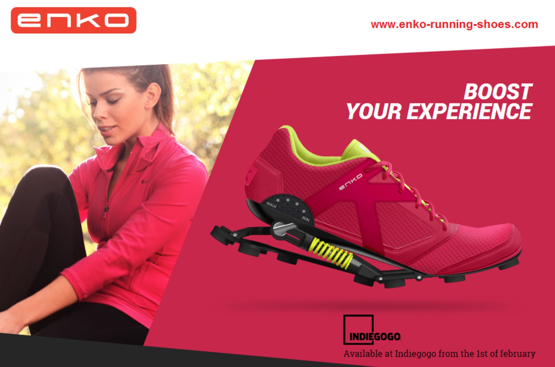 ENKO Running Shoe - Comfort and Power | Indiegogo