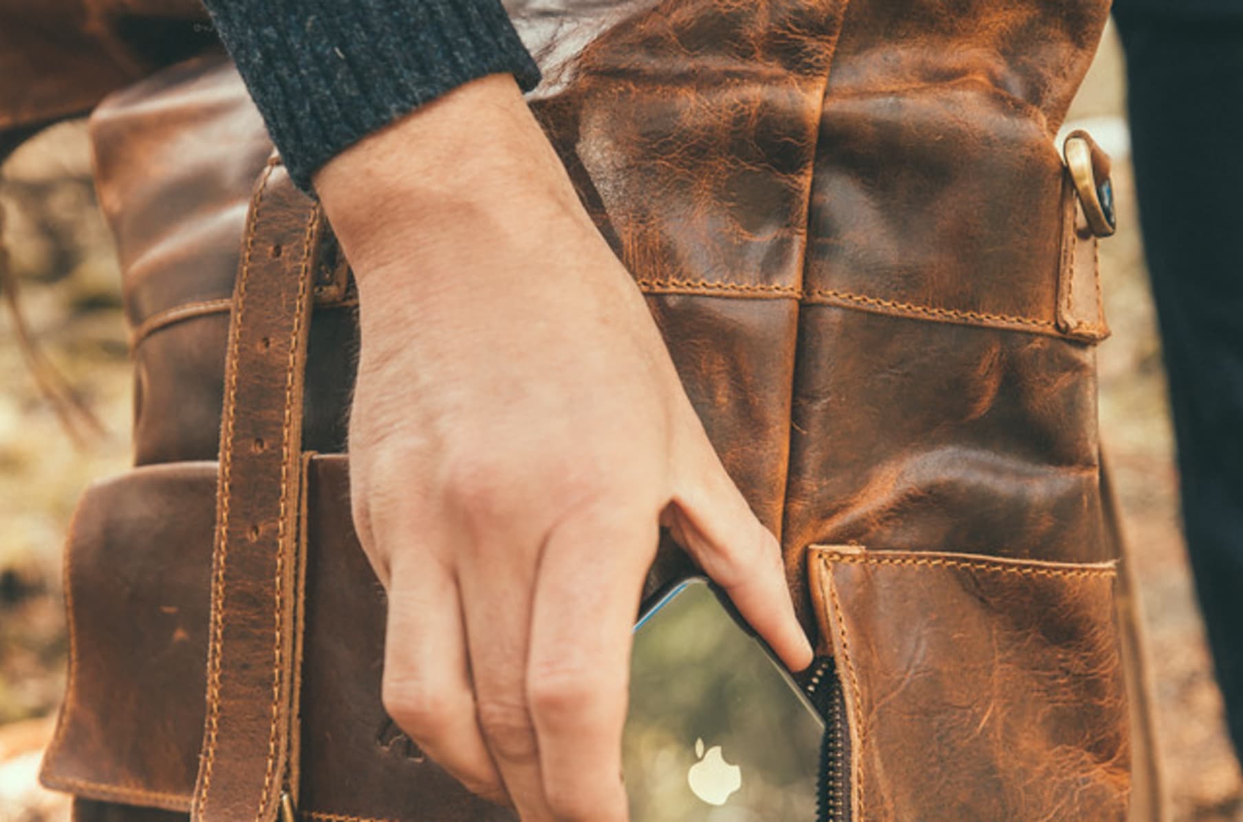 Kobuk leather backpack deals