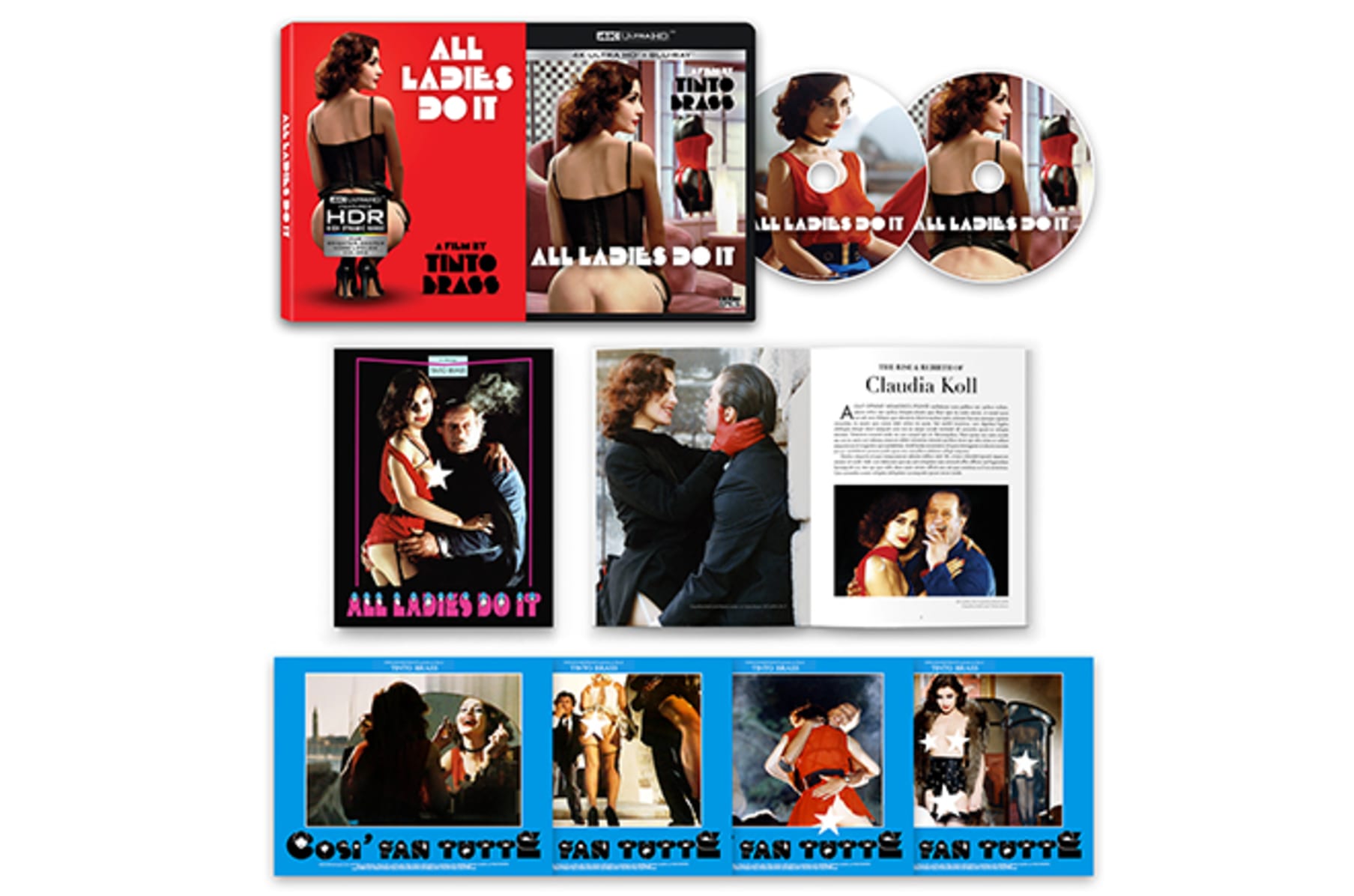 The Films of Tinto Brass HC Book and 4K UHD Indiegogo
