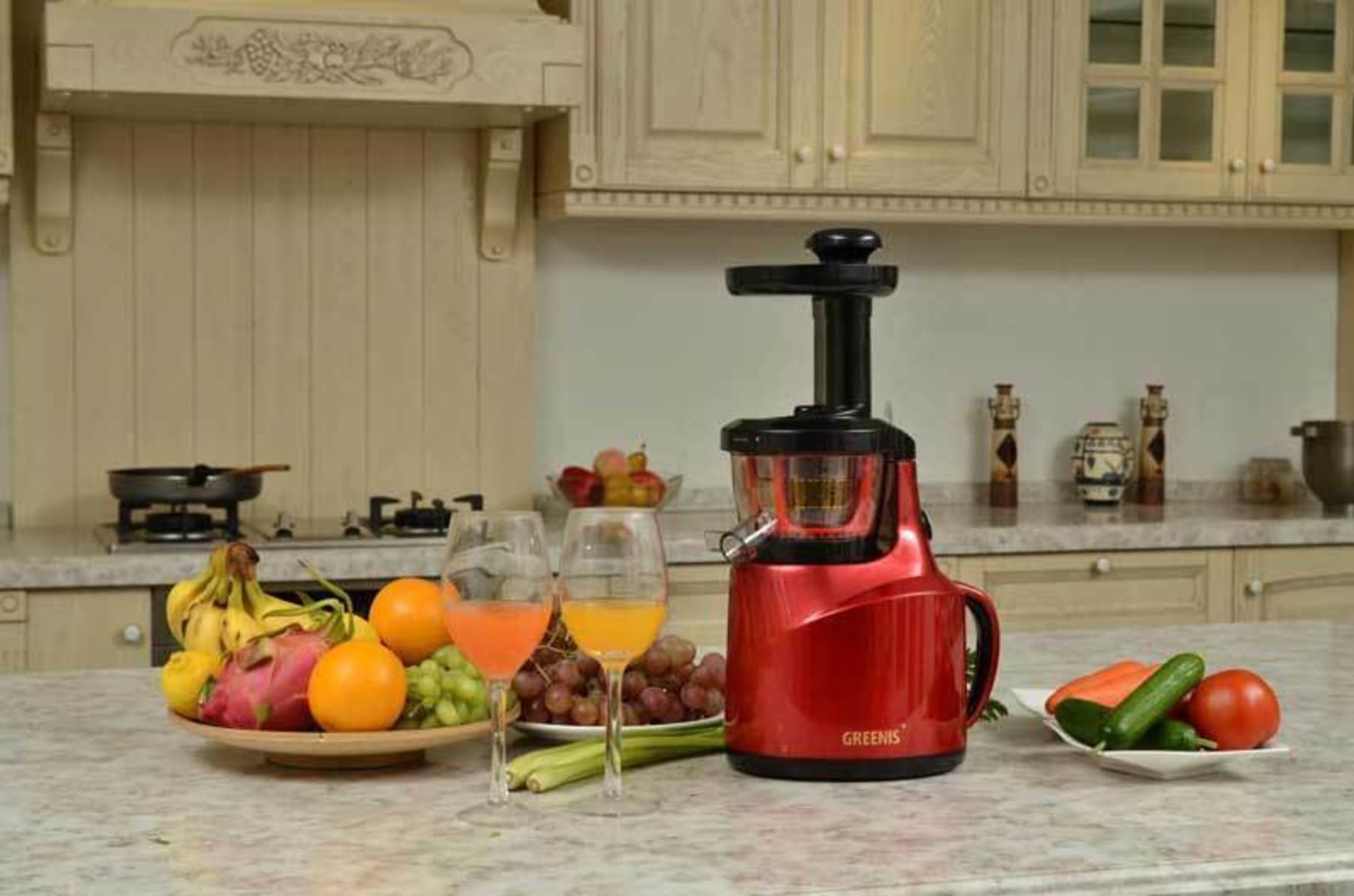 GREENIS slow press Juicer for high quality Juicing 12yrs