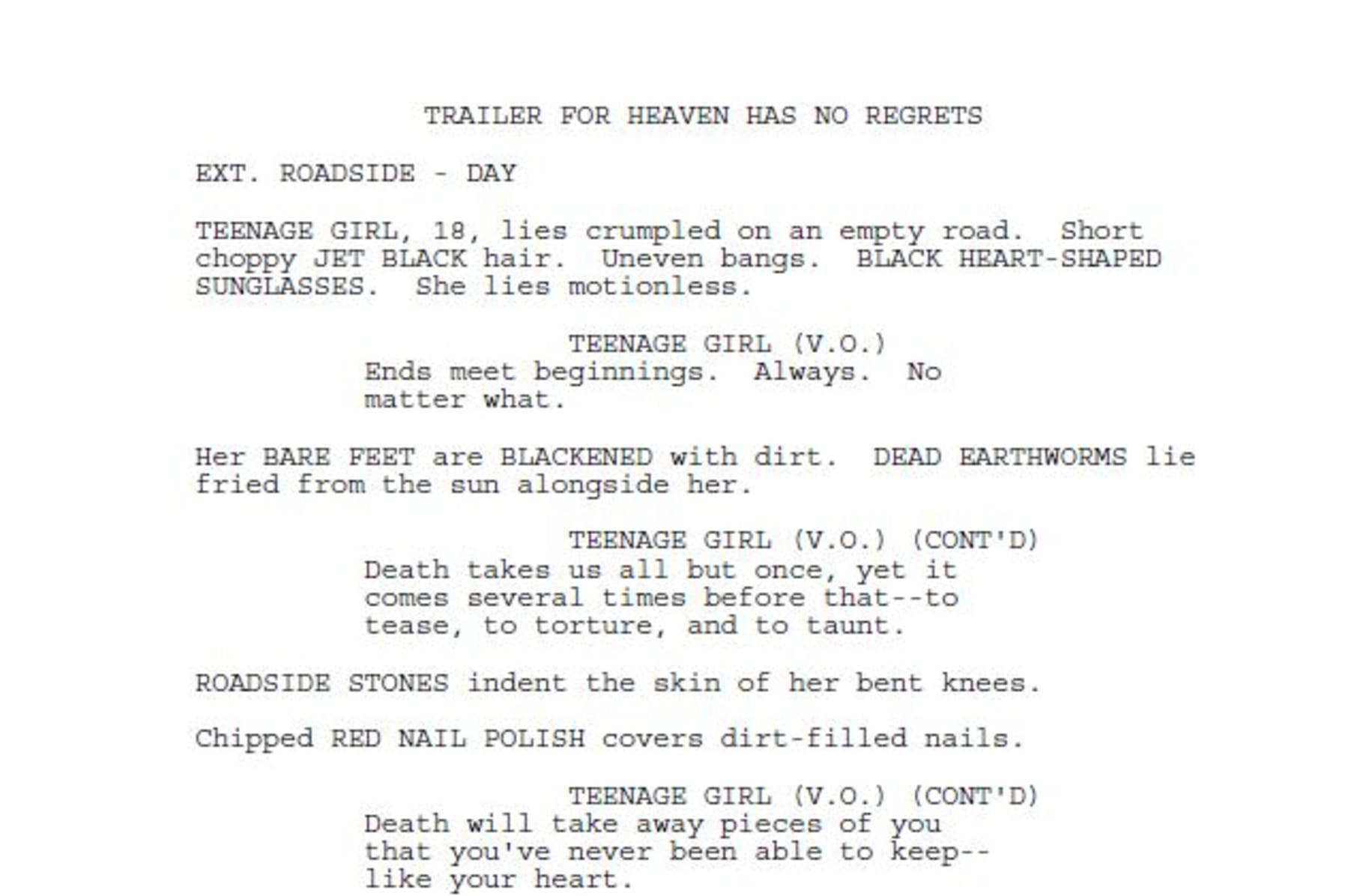Heaven Has No Regrets Film Trailer Indiegogo