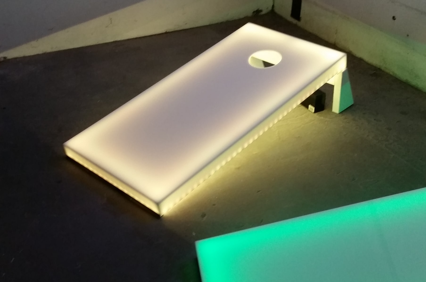 Lighted corn hole deals boards