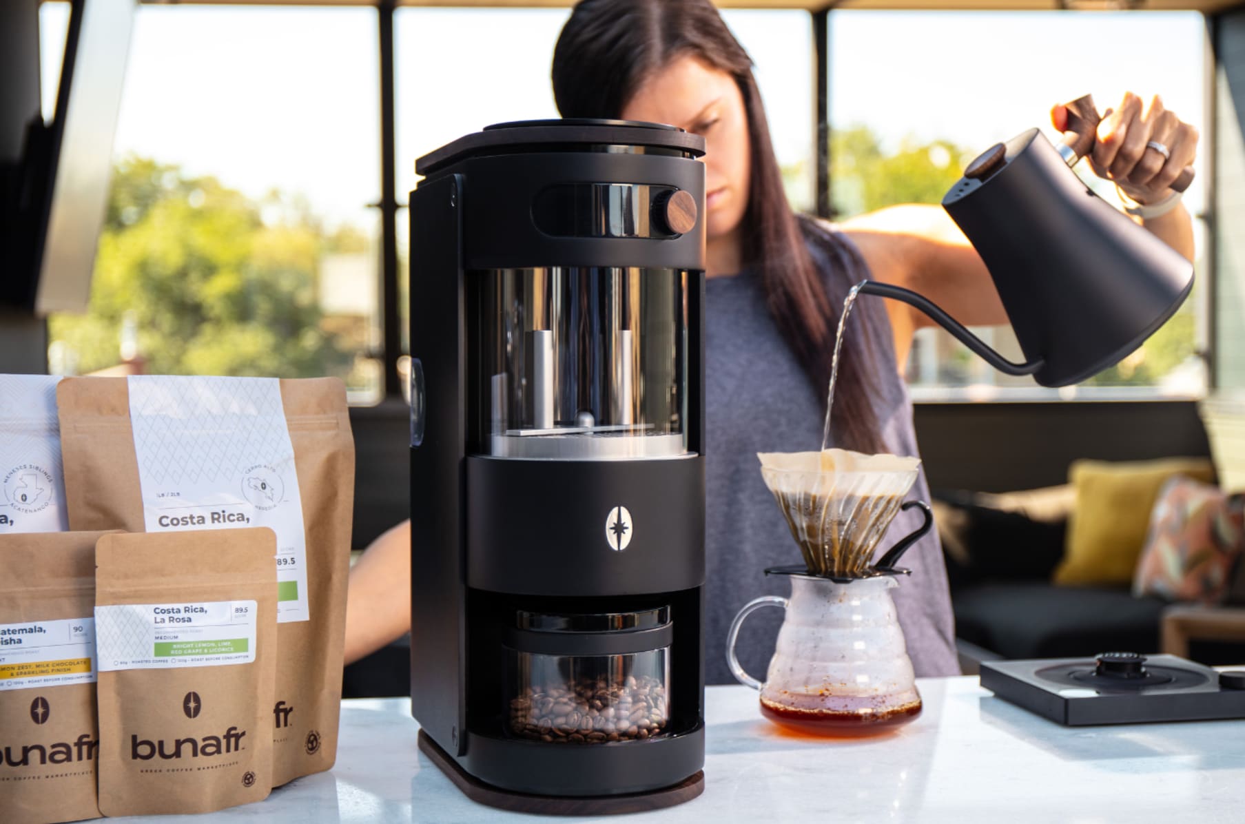 Bunafr : World's 1st Smokeless Home Coffee Roaster