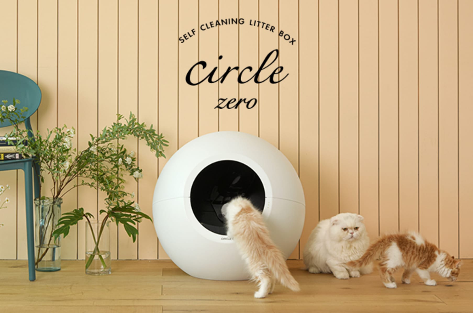 Circle Zero Zero Odor Self Cleaning Litter Box Indiegogo