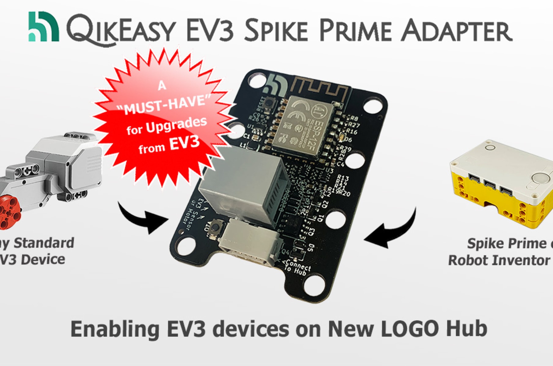Seamlessly run EV3 Motor or Sensor on New LEGO hub Indiegogo