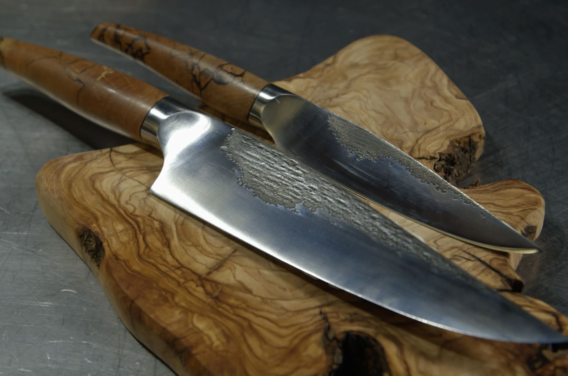 The Raven Japanese Inspired Chef Knife (#101) - Darksword Armory