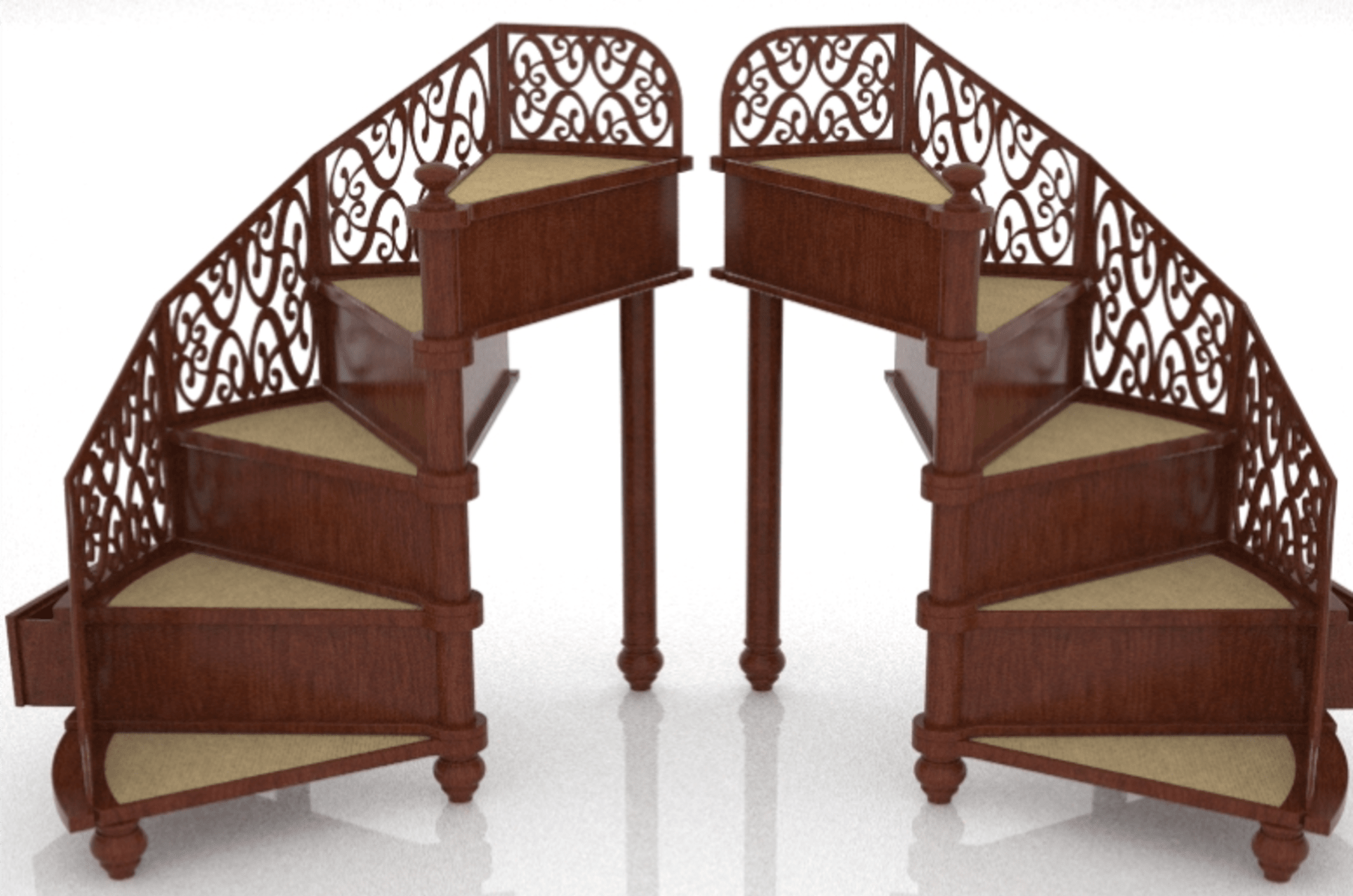 Dog discount spiral staircase