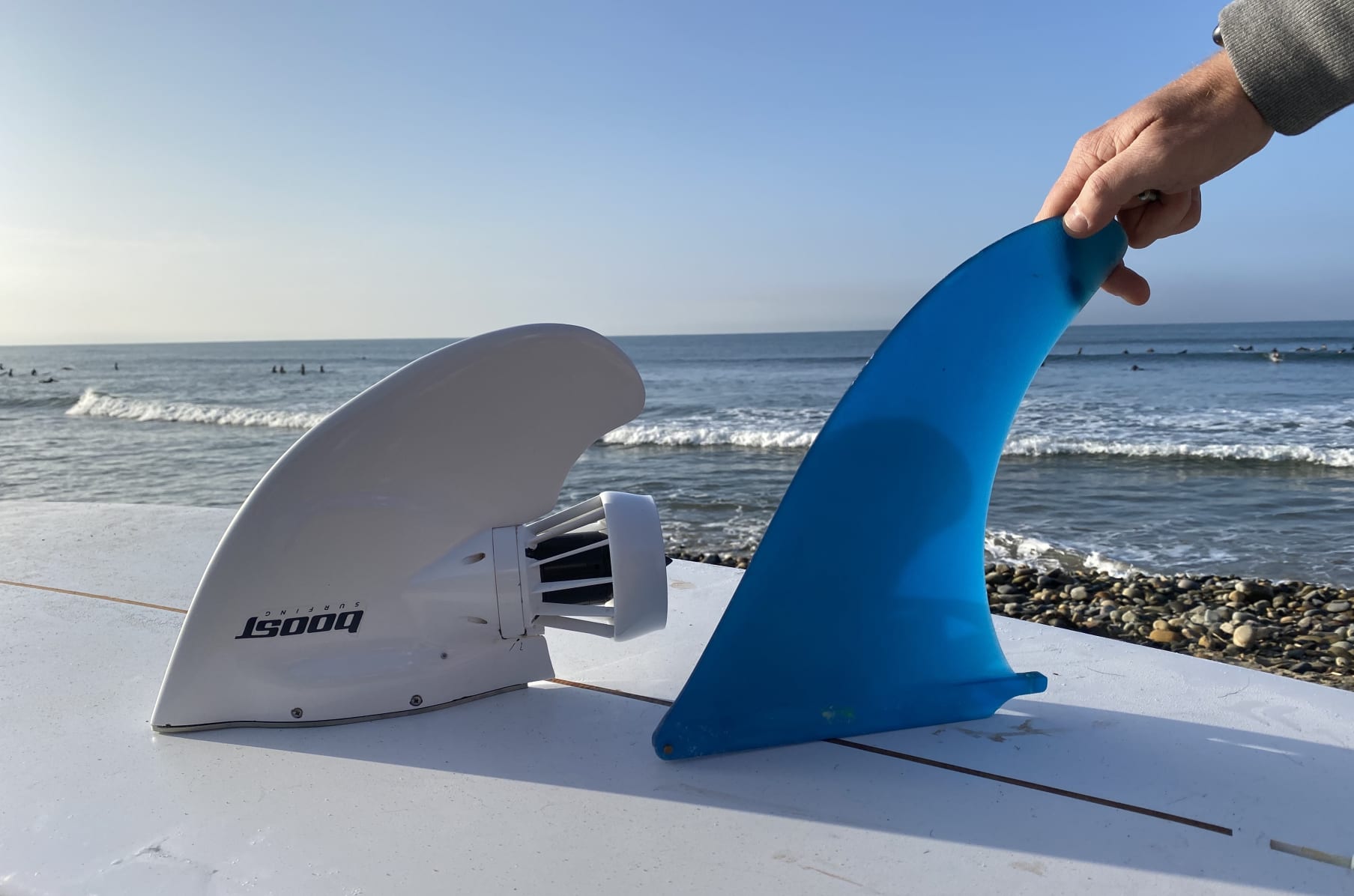 Boost Fin Electric Motorized Fin for any Board Indiegogo