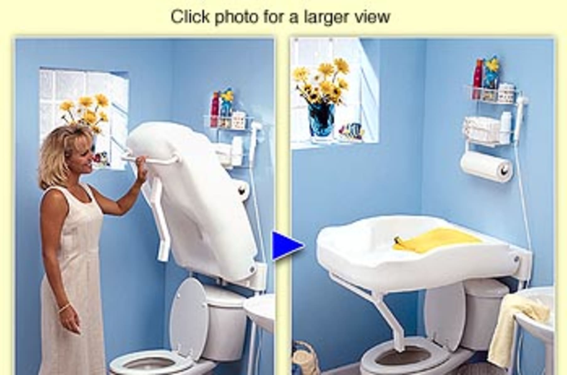 Automatic diaper changer top