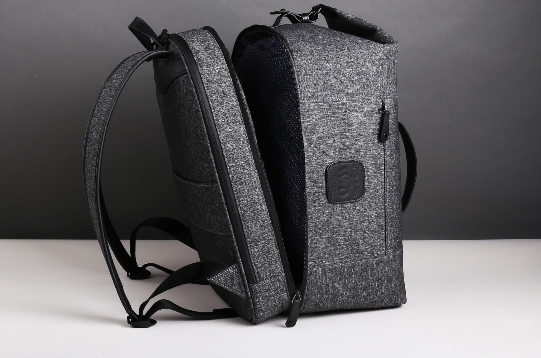 Wool & oak backpack store