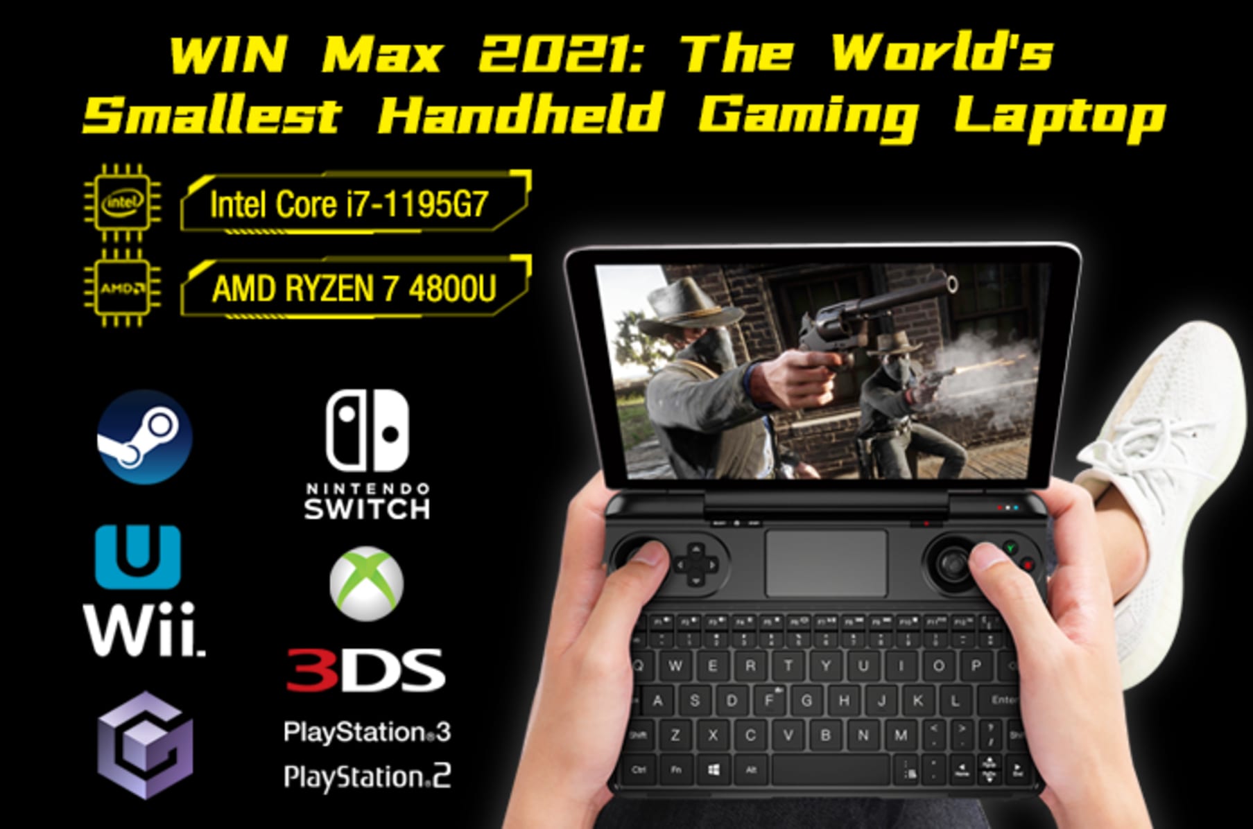 WIN Max 2021: Handheld Game Laptop for AAA Games | Indiegogo