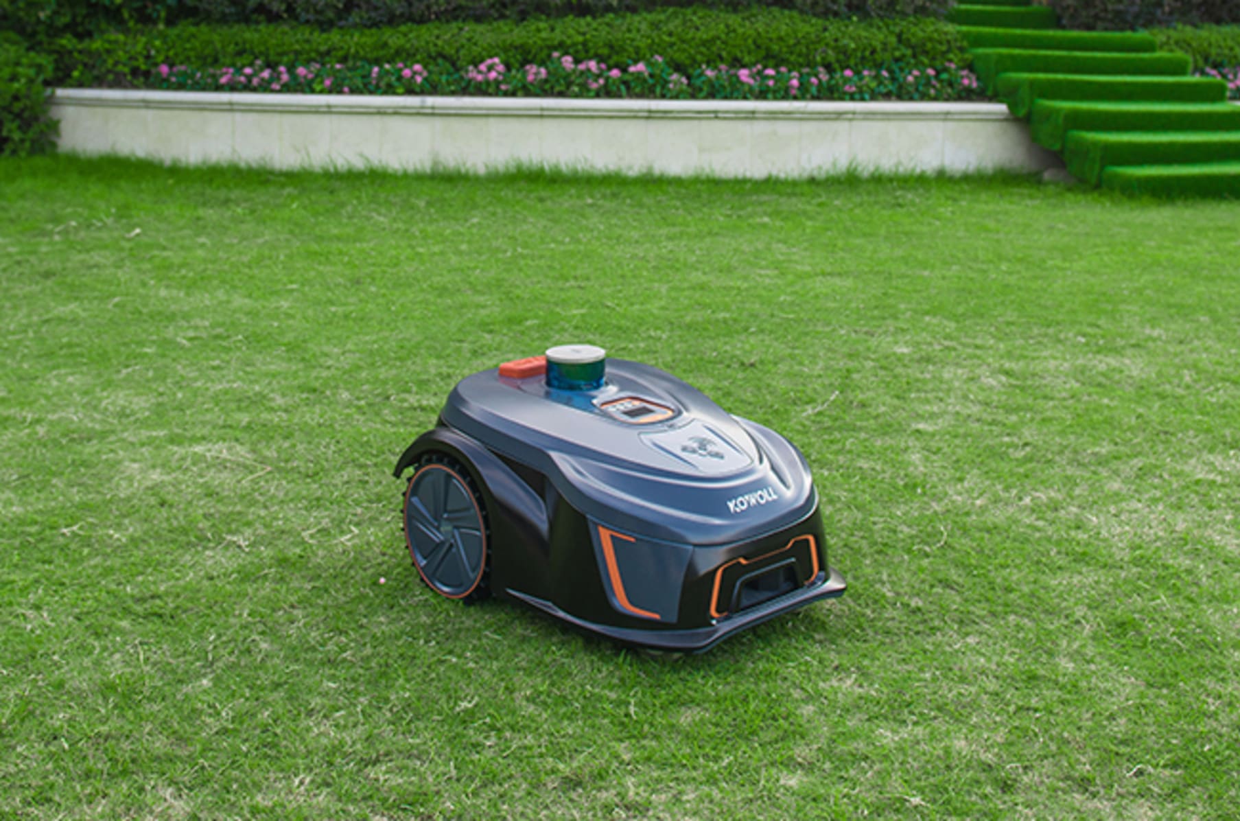 KOWOLL M28E: 3D LiDAR SLAM & RTK Robot Lawn Mower | Indiegogo