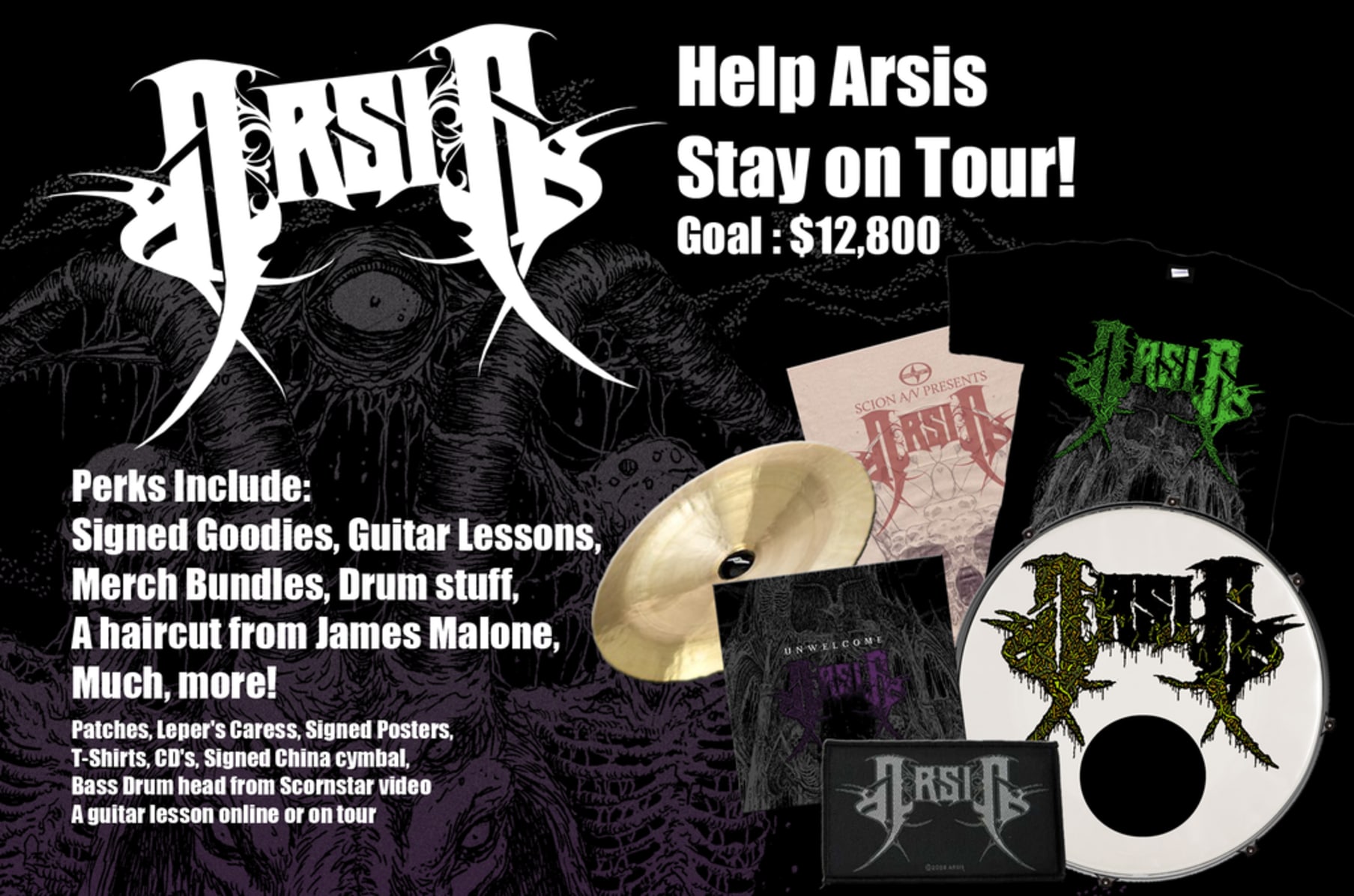 Arsis merch 2025