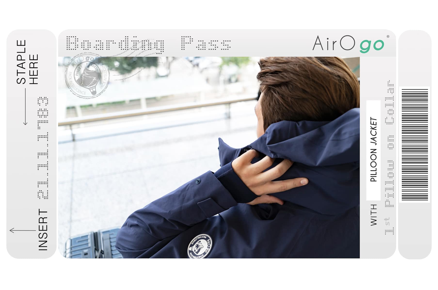 Airogo store travel jacket