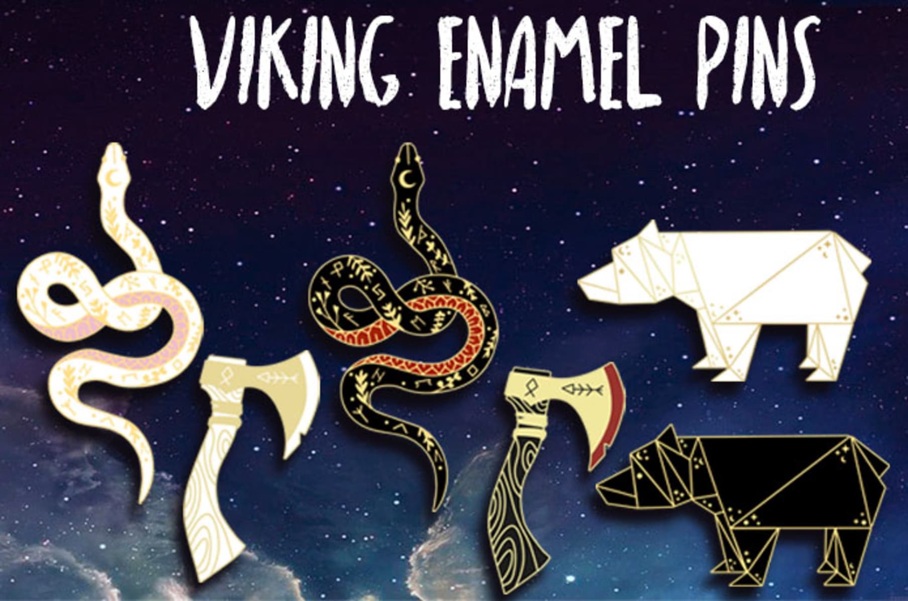 Viking Enamel Pins