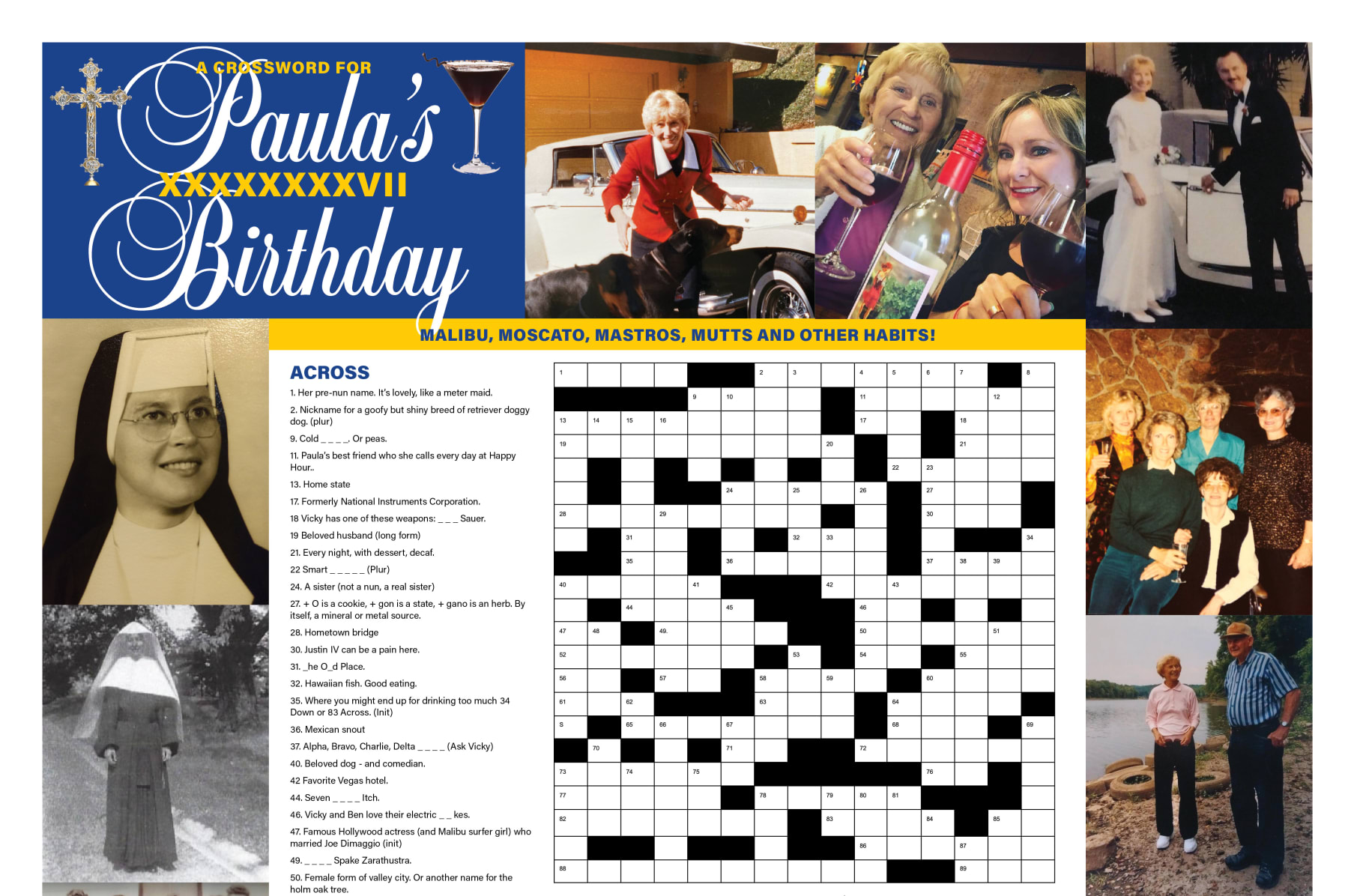 nancy pelosi s 80th birthday custom crossword indiegogo