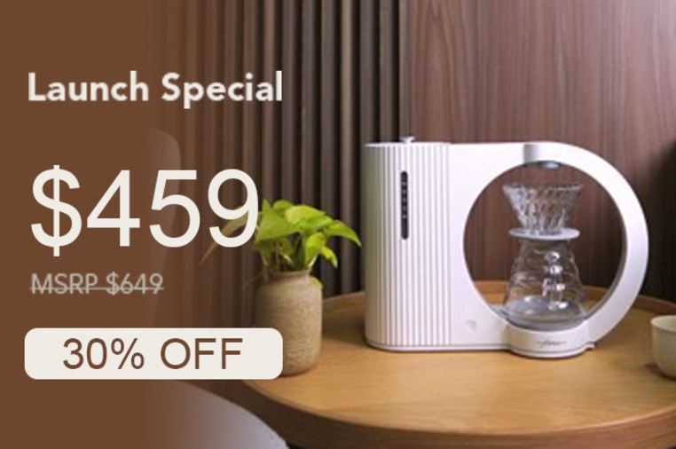 Hiroia Hikaru V60 Smart Brewer, Powered by Hario Indiegogo