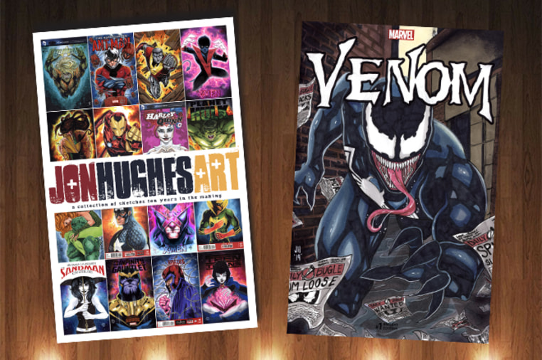 Jon Hughes Art Book Indiegogo