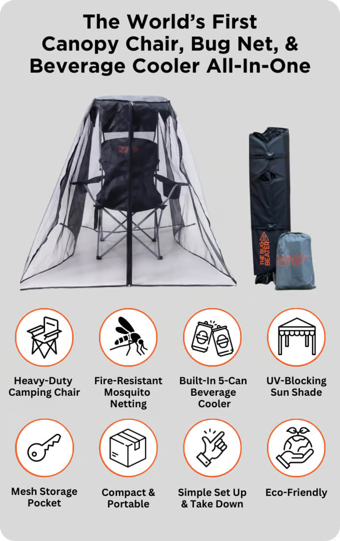 The Bug Beater 2.0 The Bug Proof Camping Chair Indiegogo