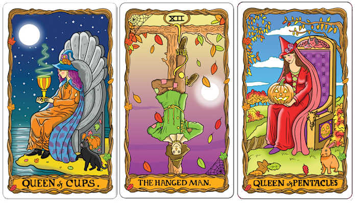 All Hallows” Eve popular Halloween Oracle Deck