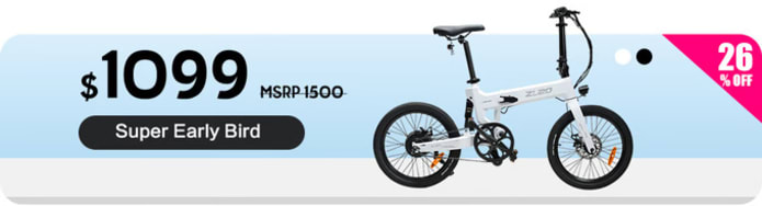 【SIMAO 2/24まで】 Himo ZL20 MAX:Most Robust&Stylish Bike under $1000 | Indiegogo