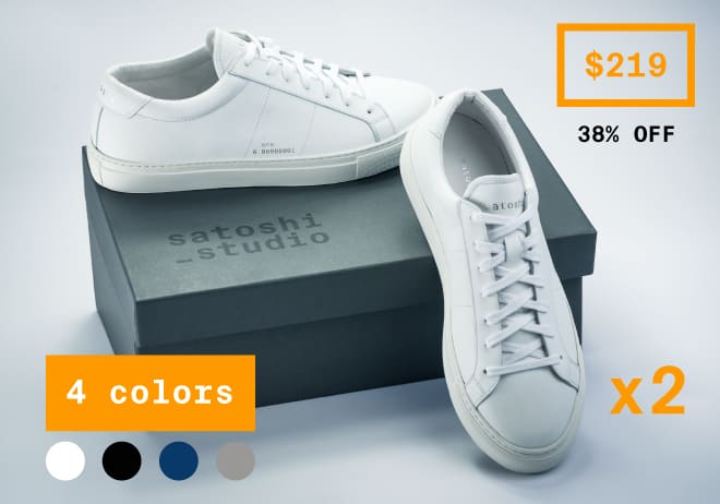 Satoshiページ Satoshi One: high-end sneakers on Blockchain. | Indiegogo