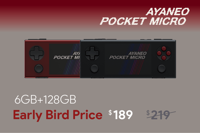 AYANEO Pocket MICRO: Tribute to Classic Handhelds | Indiegogo