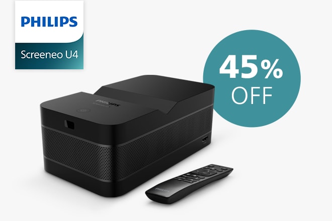 Philips Screeneo U4 超短焦点プロジェクター プロジェクター Phillips