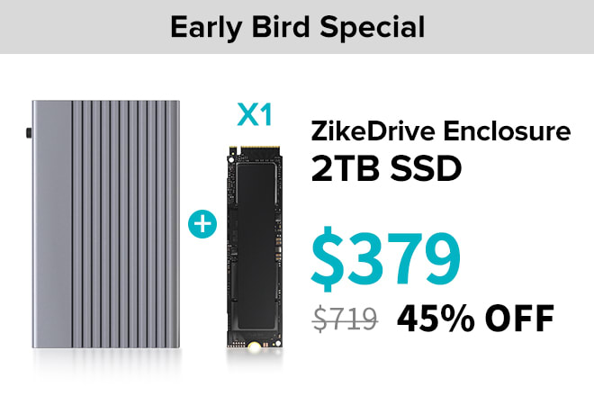 ZikeDrive World's First and Fastest USB4 SSD Drive | Indiegogo ZikeDrive World's First and Fastest USB4 SSD Drive | Indiegogo