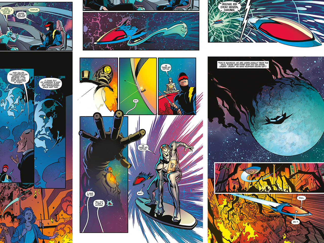 Glorious artwork and colors from Kelsey Shannon!
