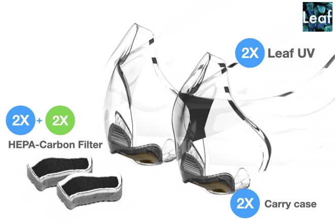 Leaf Mask World S First Fda Uv C N99 Clear Mask Indiegogo