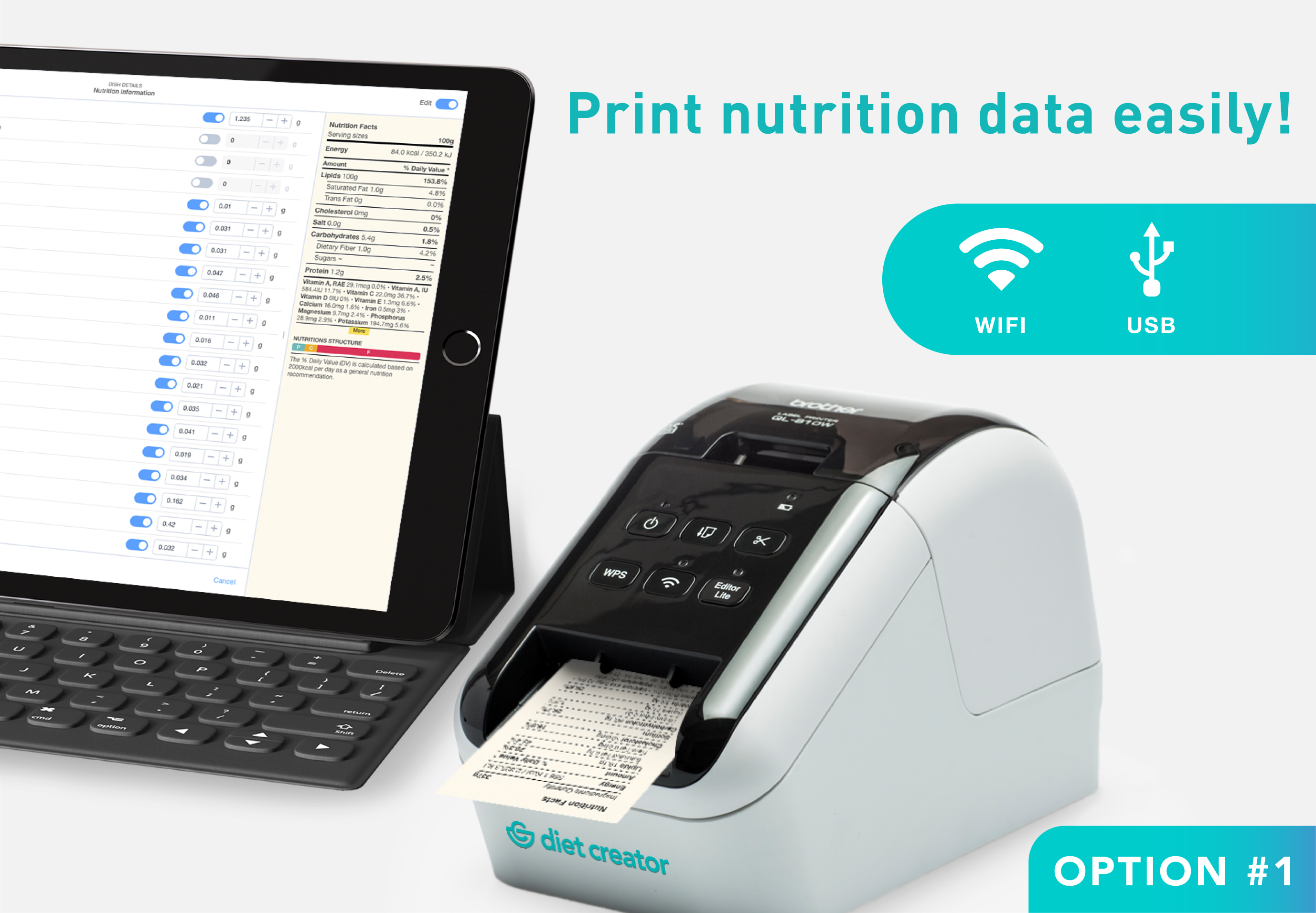 NutriLabel: Nutrition software and label printer | Indiegogo